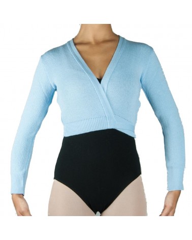 Chaqueta Infantil Ballet Cross Over Top Rosa