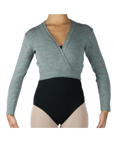 Chaqueta Infantil Ballet Cross Over Top Rosa