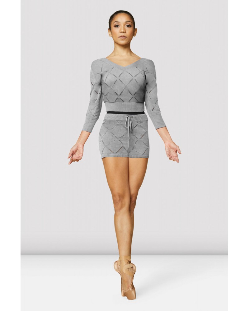 Jersey de manga 3/4 de punto Lynda Gris