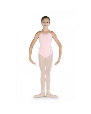 Maillot Rosa Claro Infantil de Tirantes
