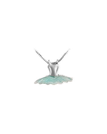 Penjoll de Tutú Esmaltat  Aiguamarina