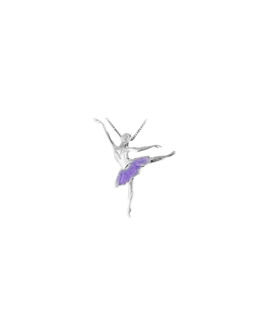 Penjoll Plata Ballet Arabesque Esmaltat