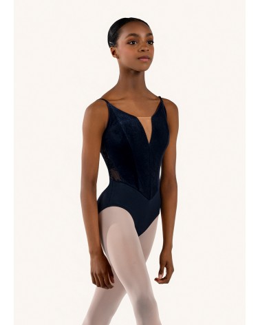 Maillot Ballet Cos de Vellut Negre
