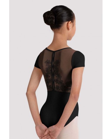 Maillot Mei Bloch Flors Brodades Negre