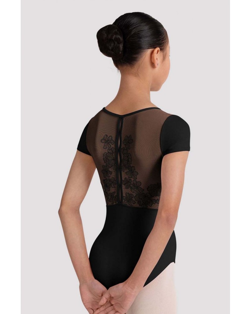 Maillot Mei Bloch Flors Brodades Negre