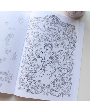 Libro de colorear laminas de ballet