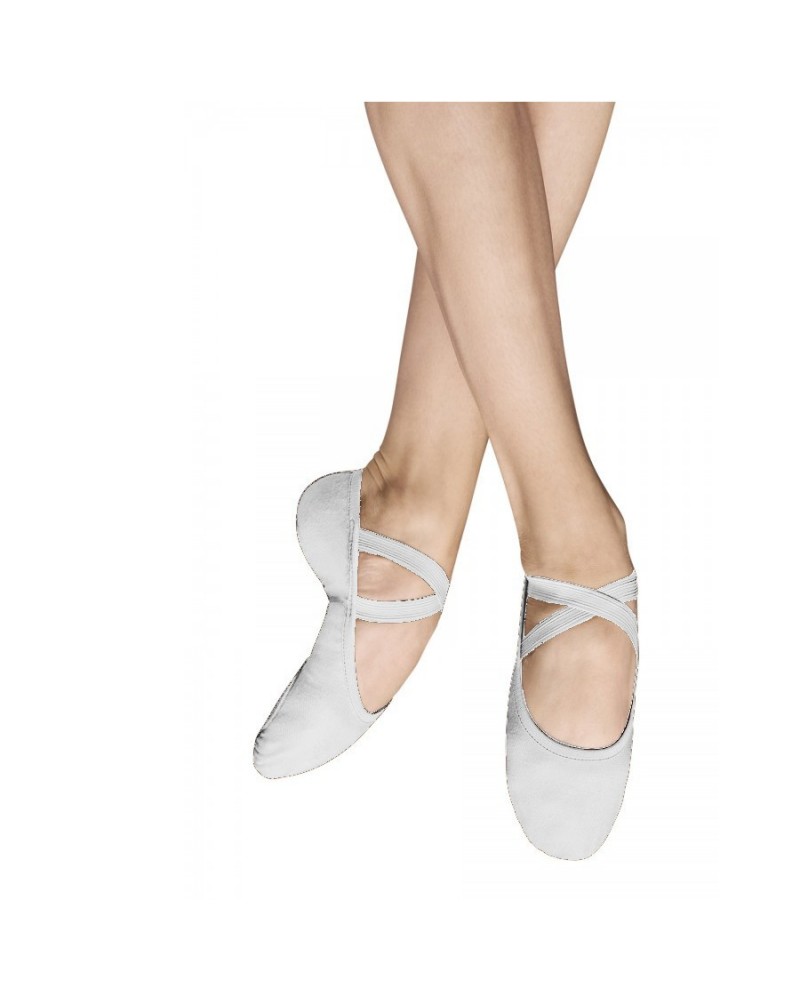 Zapatilla de baile hombre suela partida blanca